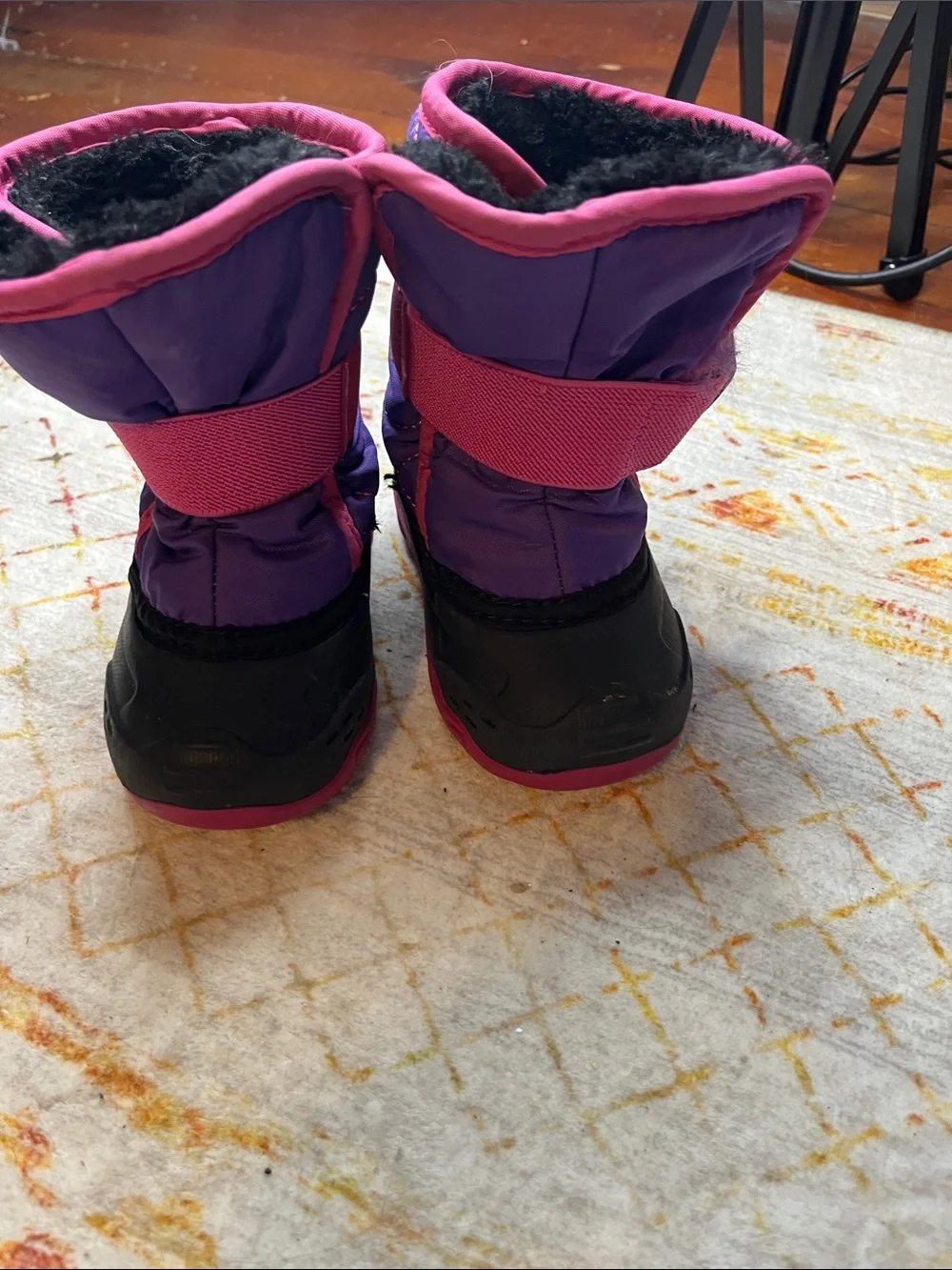 Kamik Girls Purple and Pink Insulated Snow Boots